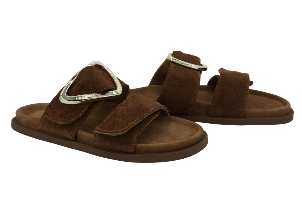 INUIKII - SANDALES " DREAMER BUCKLE" MARRONS