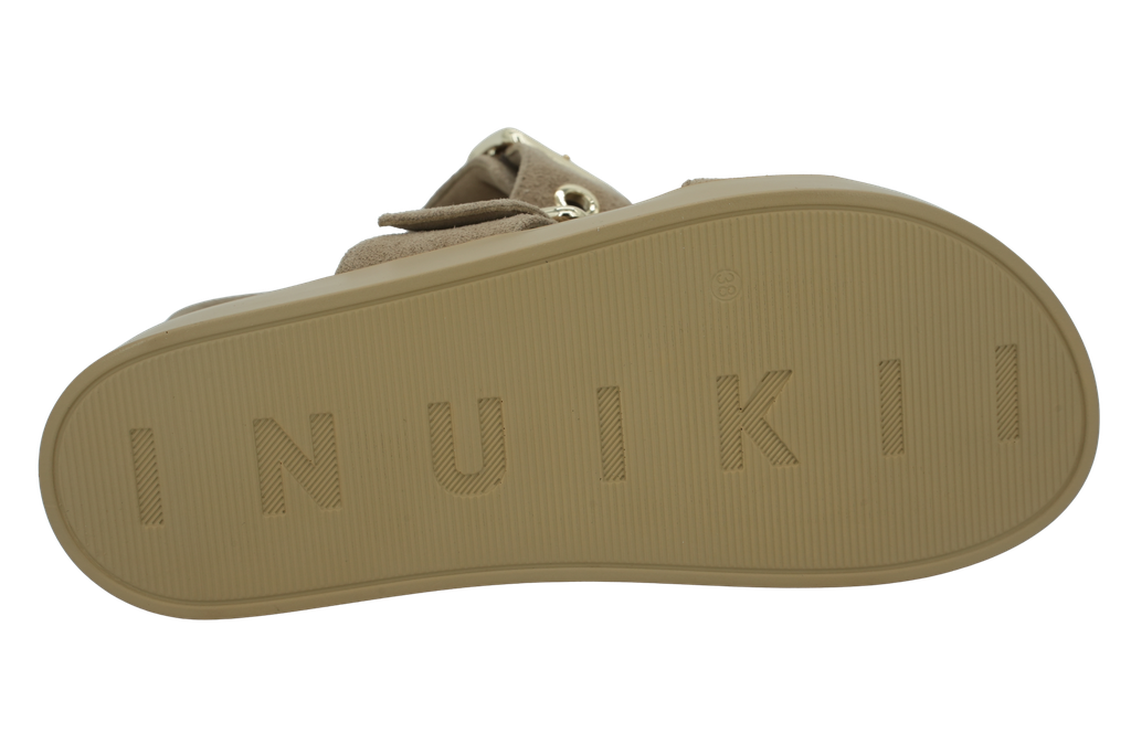 INUIKII - SANDALES " TILDA BUCKLE" BEIGES