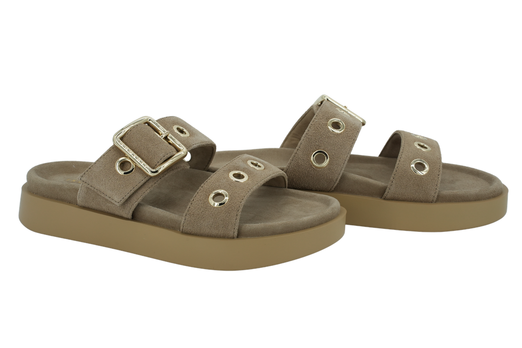 INUIKII - SANDALES " TILDA BUCKLE" BEIGES