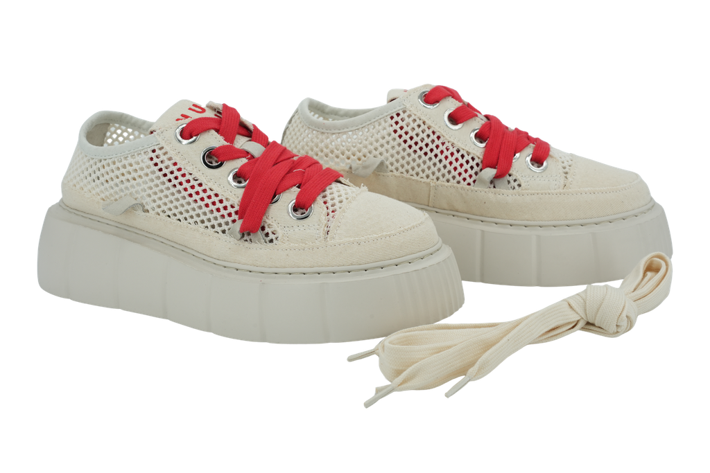 INUIKII - BASKETS "MATILDA NET" CRÈMES