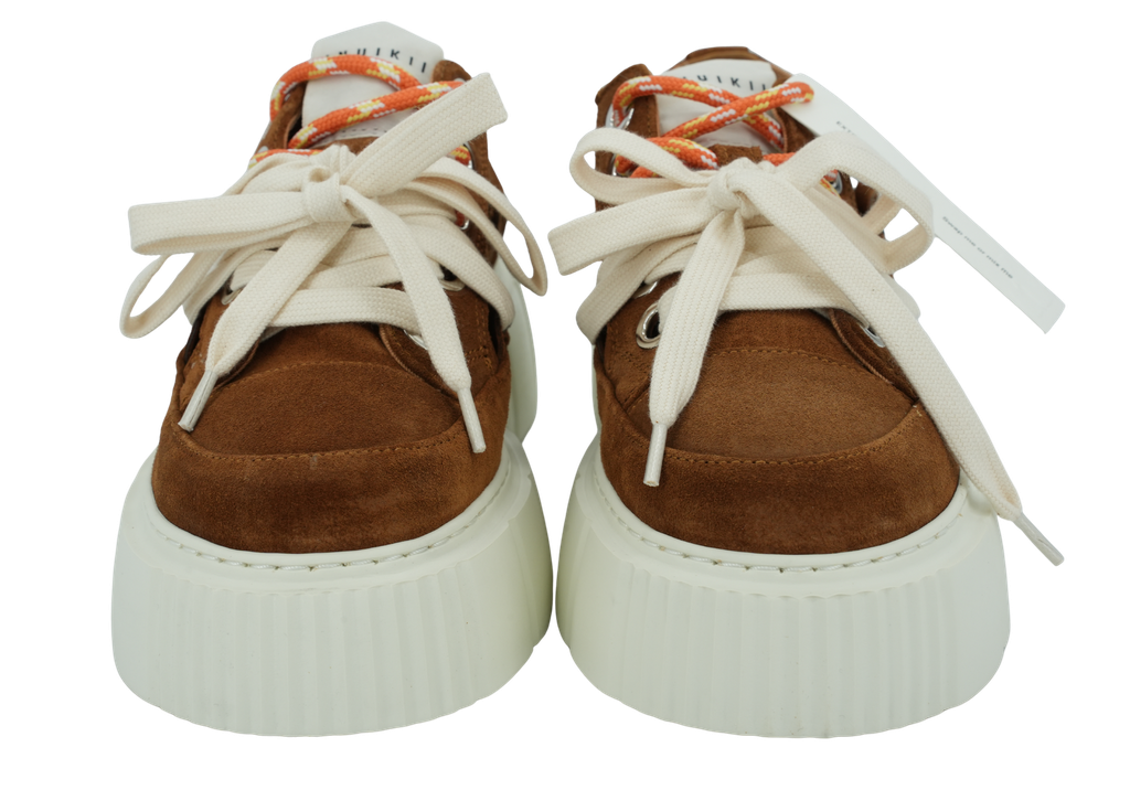 INUIKII - BASKETS "MATILDA SUEDE" COGNACS