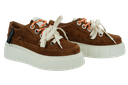 INUIKII - BASKETS "MATILDA SUEDE" COGNACS