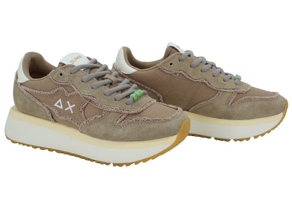SUN68 - BASKETS "BIG STARGIRL" MARRONS