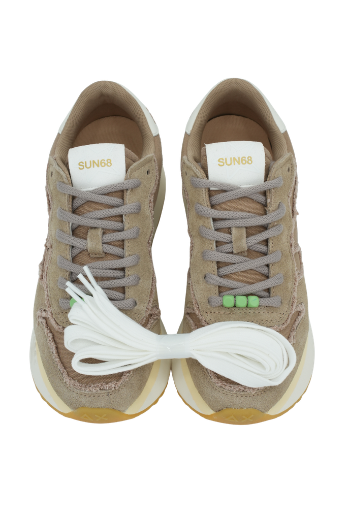 SUN68 - BASKETS "BIG STARGIRL" MARRONS