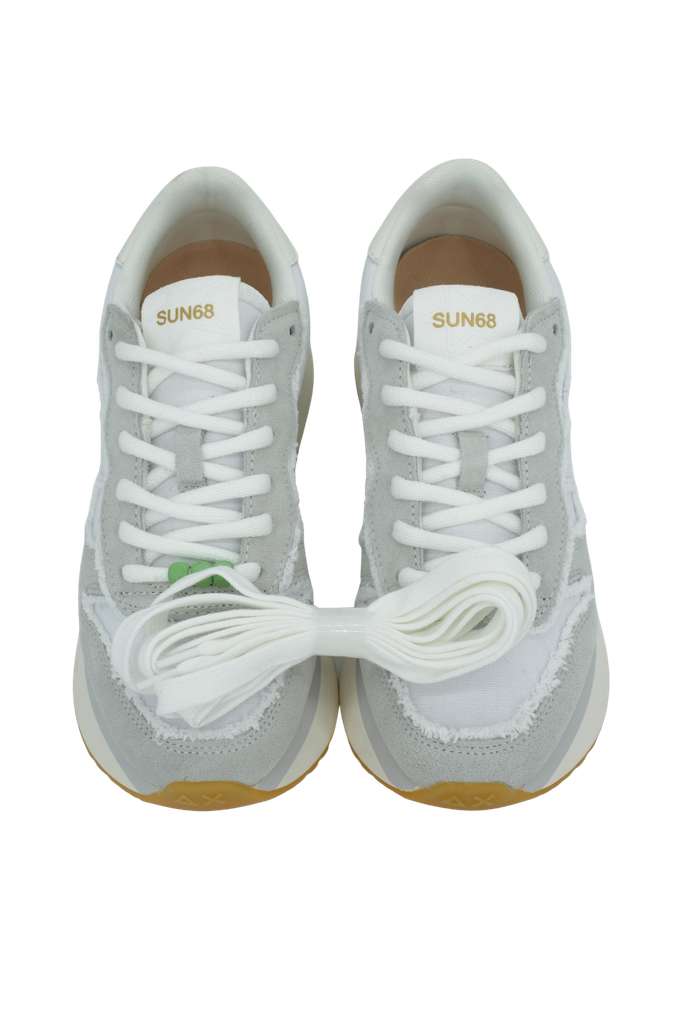 SUN68 - BASKETS "BIG STARGIRL" BLANCHES