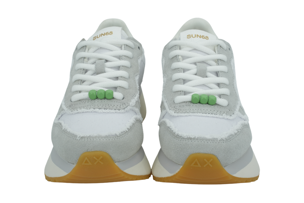 SUN68 - BASKETS "BIG STARGIRL" BLANCHES