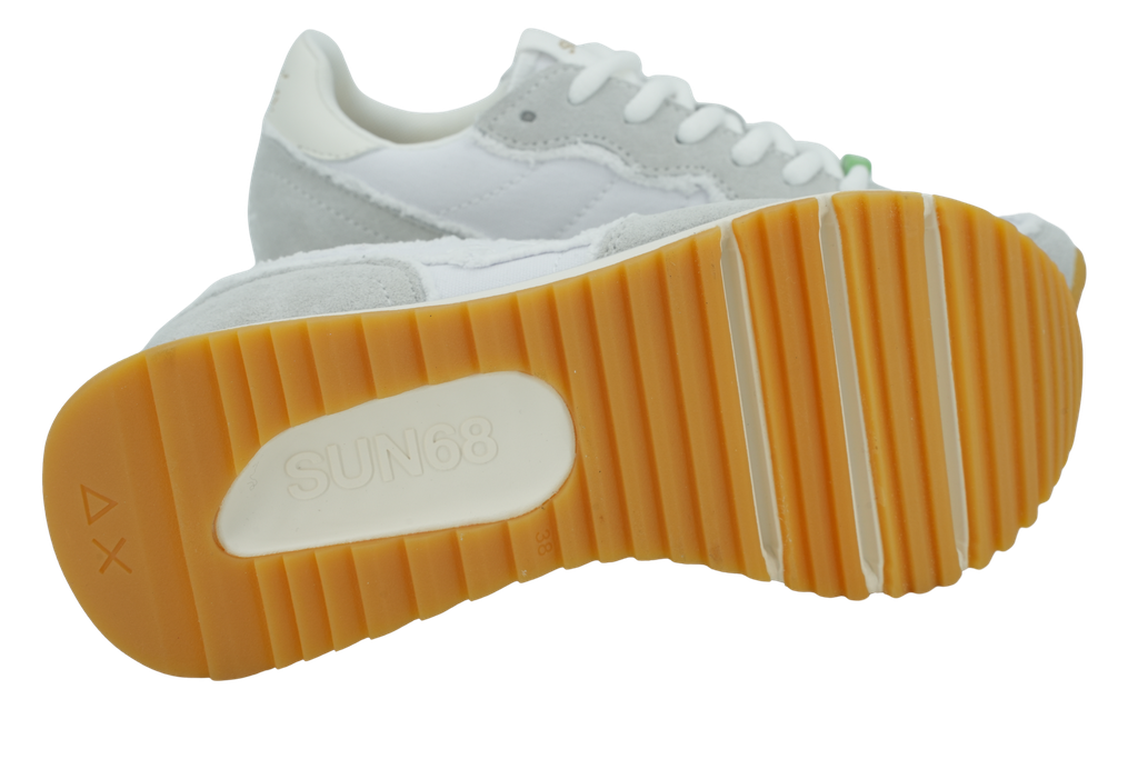 SUN68 - BASKETS "BIG STARGIRL" BLANCHES