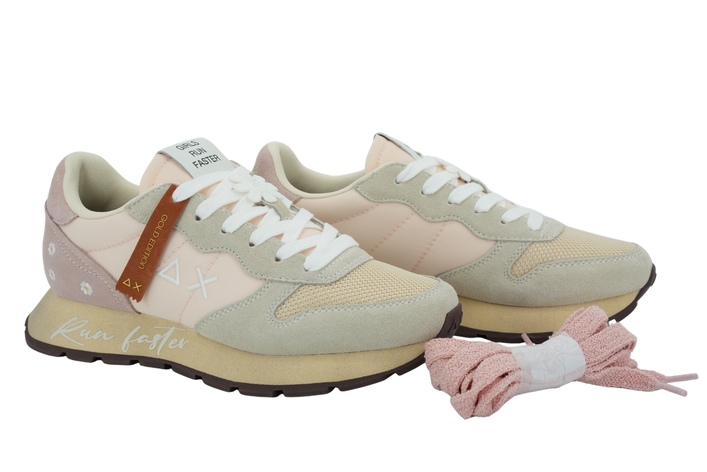 SUN68 - BASKETS "ALLY VINTAGE" ROSÉES
