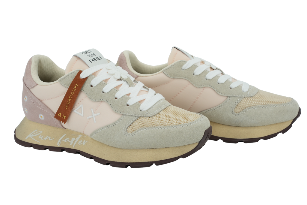 SUN68 - BASKETS "ALLY VINTAGE" ROSÉES