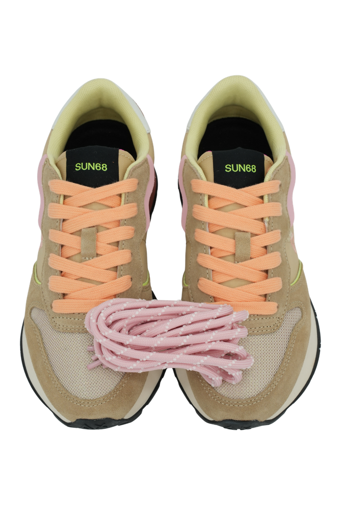 SUN68 - BASKETS "ALLY COLOR" BEIGES