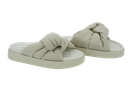 INUIKII - SANDALES " OVERSIZED LINEN" BLANCHES
