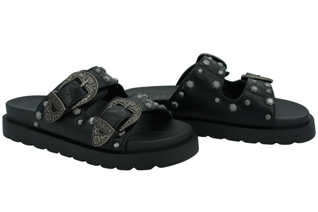 BUFFALO - SANDALES "RAYA ARI WEST" NOIRES WESTERN
