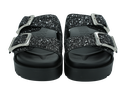 BUFFALO - SANDALES "RAYA ARI GLAM" NOIRES À PAILLETTES