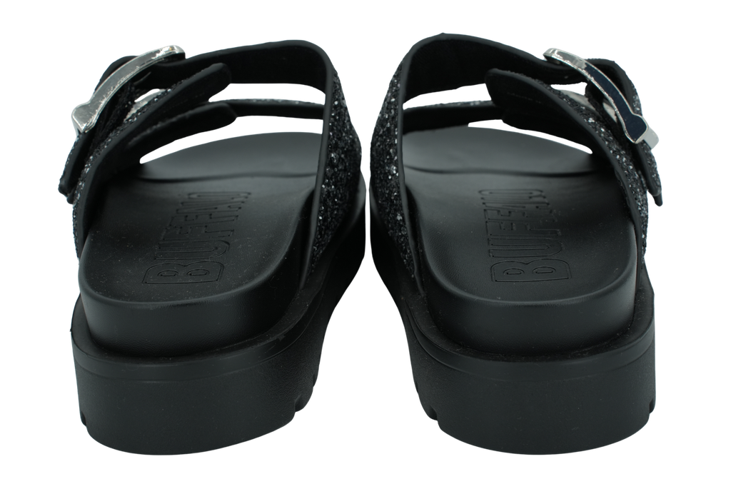 BUFFALO - SANDALES "RAYA ARI GLAM" NOIRES À PAILLETTES