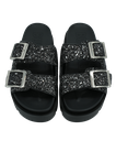 BUFFALO - SANDALES "RAYA ARI GLAM" NOIRES À PAILLETTES