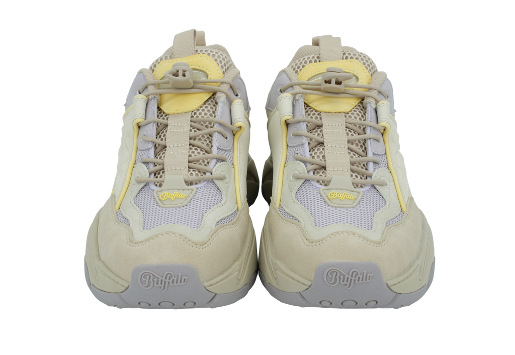 BUFFALO - BASKETS "PYRA ONE" BEIGES ET LILAS