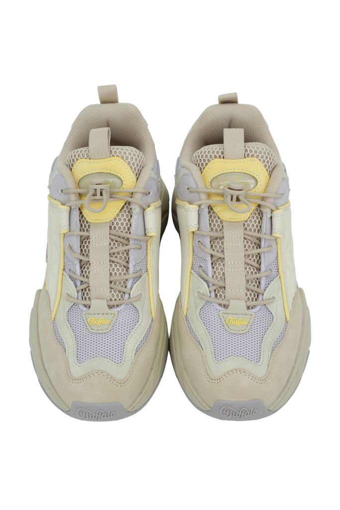 BUFFALO - BASKETS "PYRA ONE" BEIGES ET LILAS