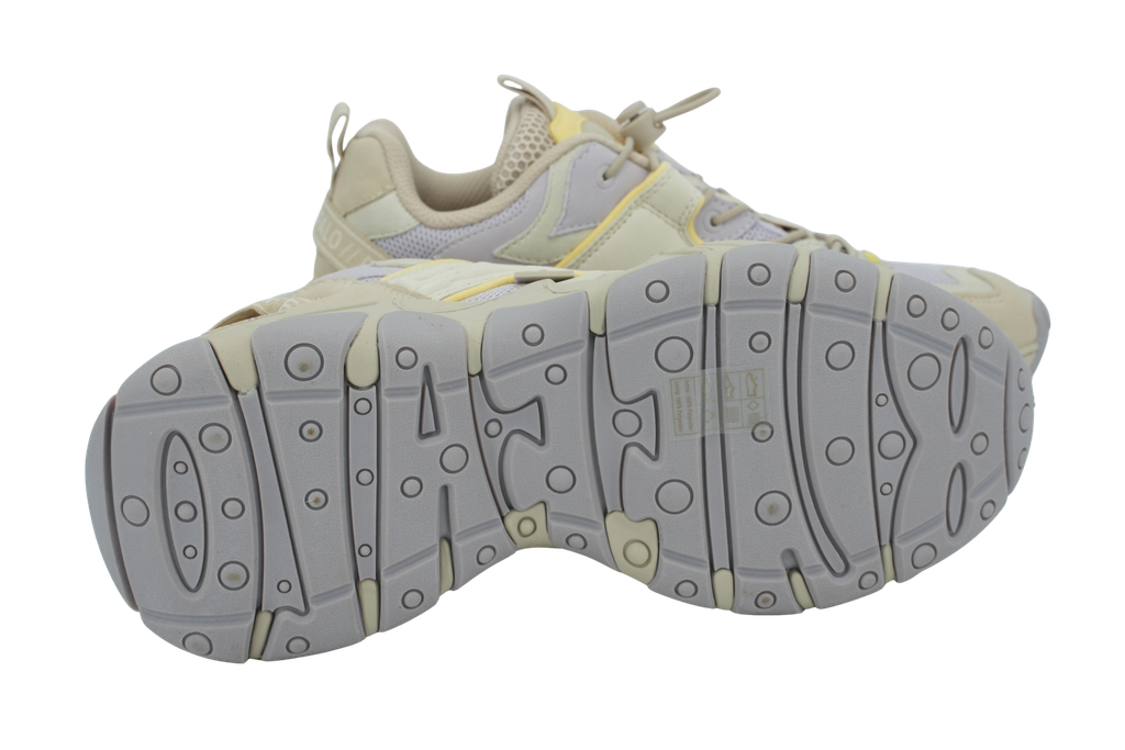 BUFFALO - BASKETS "PYRA ONE" BEIGES ET LILAS
