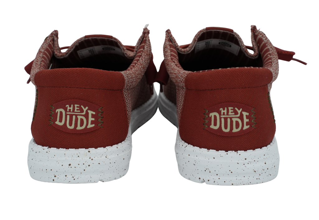 HEY DUDE - MOCASSINS "WALLY STRETCH SOX" BORDEAUX