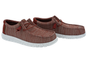 HEY DUDE - MOCASSINS "WALLY STRETCH SOX" BORDEAUX