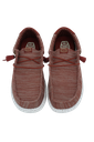 HEY DUDE - MOCASSINS "WALLY STRETCH SOX" BORDEAUX