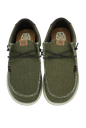 HEY DUDE - MOCASSINS "WALLY BRAIDED" BRUNS ET KAKIS