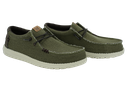 HEY DUDE - MOCASSINS "WALLY BRAIDED" BRUNS ET KAKIS