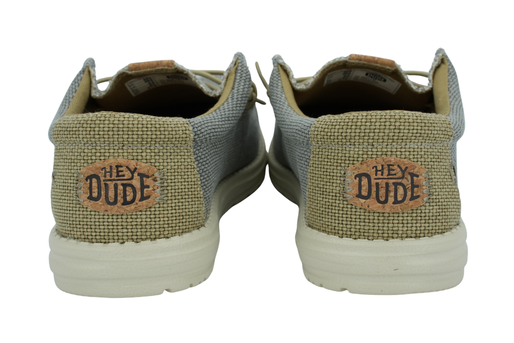 HEY DUDE - MOCASSINS "WALLY BRAIDED" BLEUS ET KAKIS