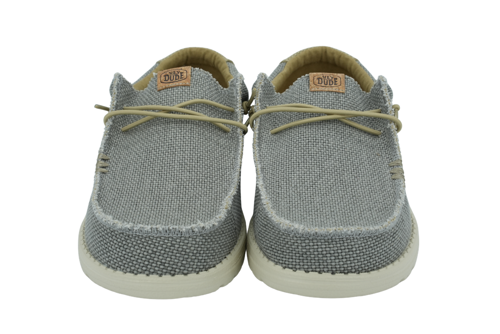 HEY DUDE - MOCASSINS "WALLY BRAIDED" BLEUS ET KAKIS