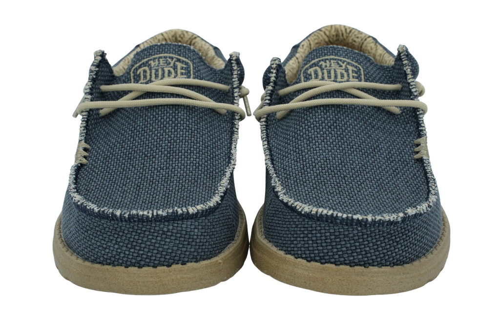 HEY DUDE - MOCASSINS "WALLY BRAIDED" BLEUS MARINES