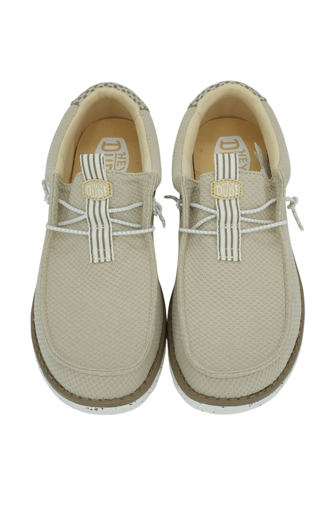 HEY DUDE - MOCASSINS "WALLY MESH" BEIGES