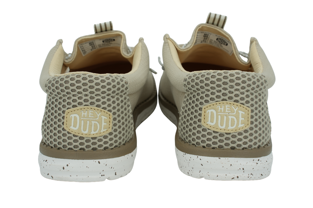 HEY DUDE - MOCASSINS "WALLY MESH" BEIGES