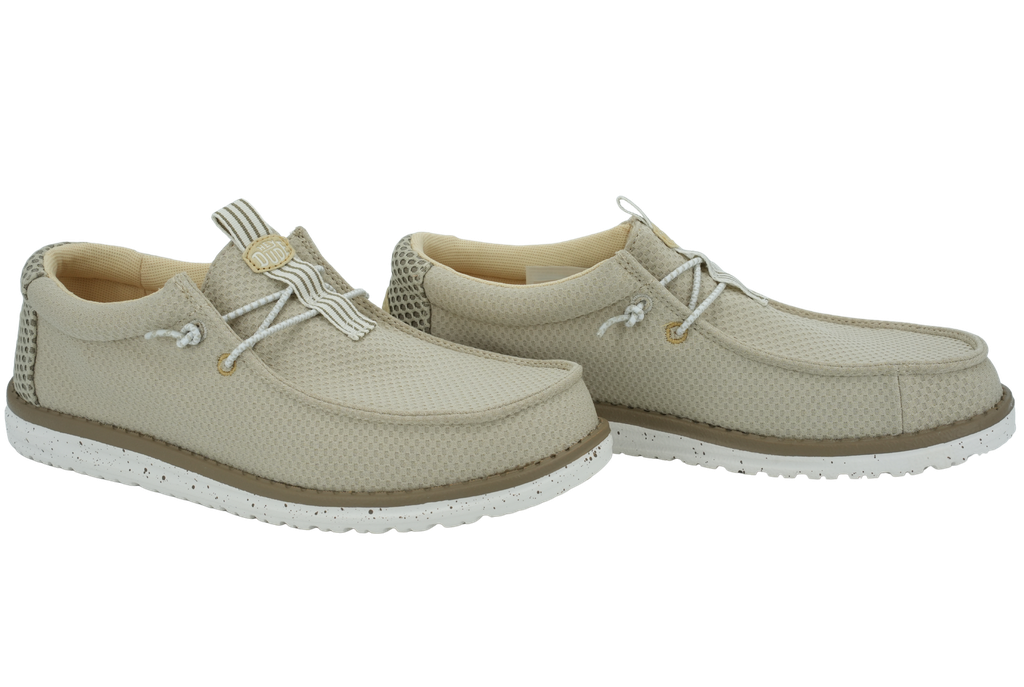 HEY DUDE - MOCASSINS "WALLY MESH" BEIGES