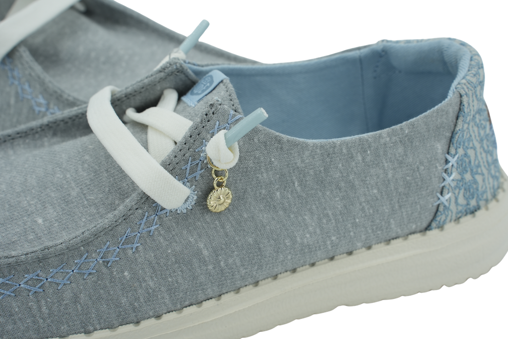 HEY DUDE - MOCASSINS "WENDY BREAK SURF" BLEUS/GRIS