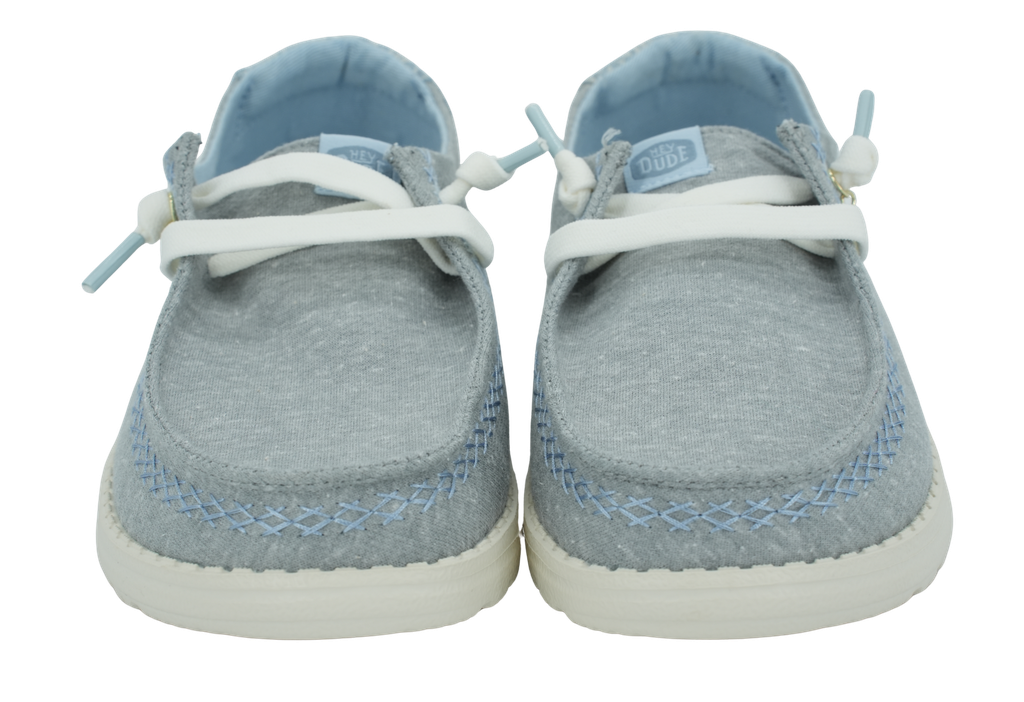 HEY DUDE - MOCASSINS "WENDY BREAK SURF" BLEUS/GRIS