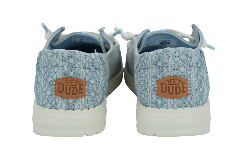 HEY DUDE - MOCASSINS "WENDY BREAK SURF" BLEUS/GRIS