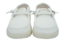 HEY DUDE - MOCASSINS "WENDY FRAYED" BLANCS