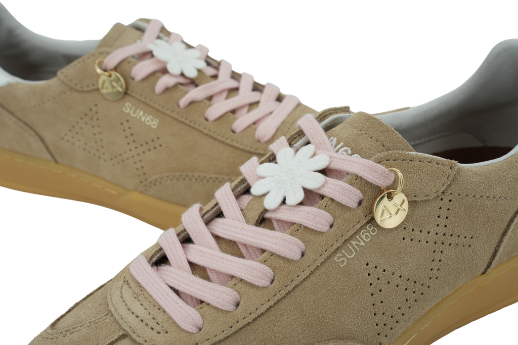 SUN68 - BASKETS "CALIFORNIA SUN" SUÈDES BEIGES