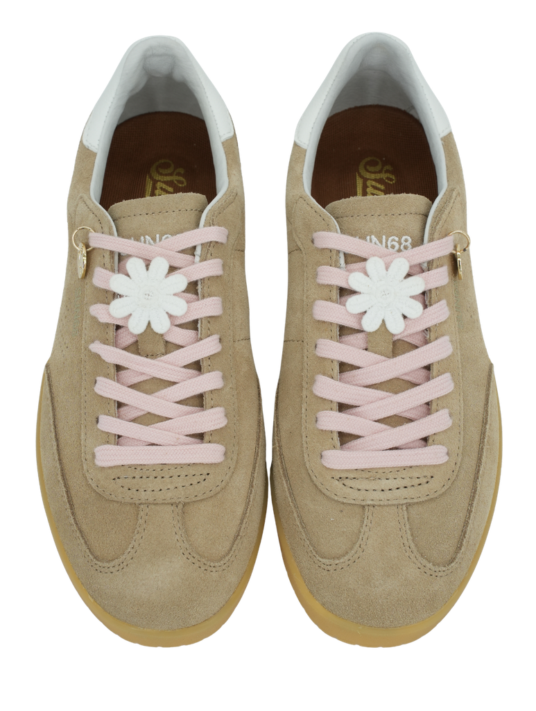 SUN68 - BASKETS "CALIFORNIA SUN" SUÈDES BEIGES