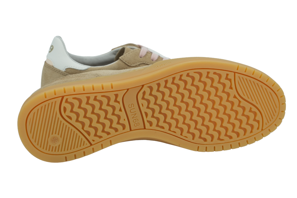 SUN68 - BASKETS "CALIFORNIA SUN" SUÈDES BEIGES
