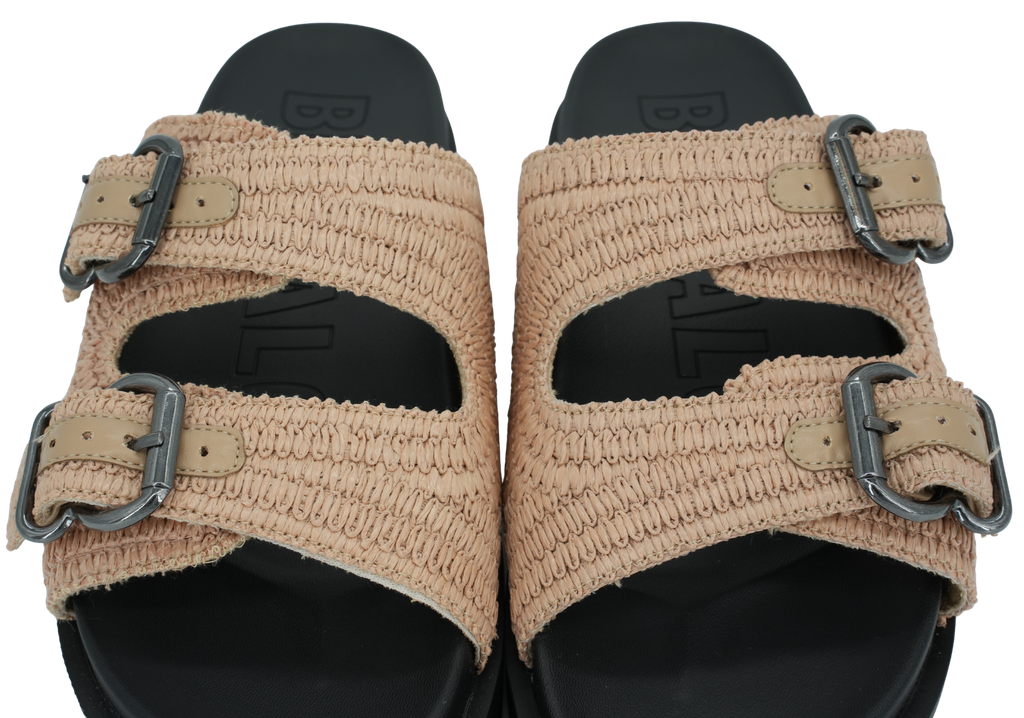 BUFFALO - SANDALES "RAYA ARI BO" BEIGES ET NOIRES