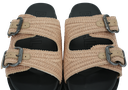 BUFFALO - SANDALES "RAYA ARI BO" BEIGES ET NOIRES