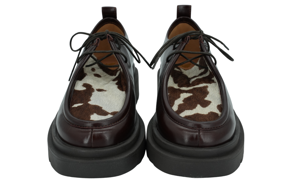 BOBBIES - DERBIES "NOREEN" MARRONS