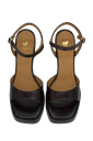 BOBBIES - SANDALES À TALONS "LENKA" MARRONS