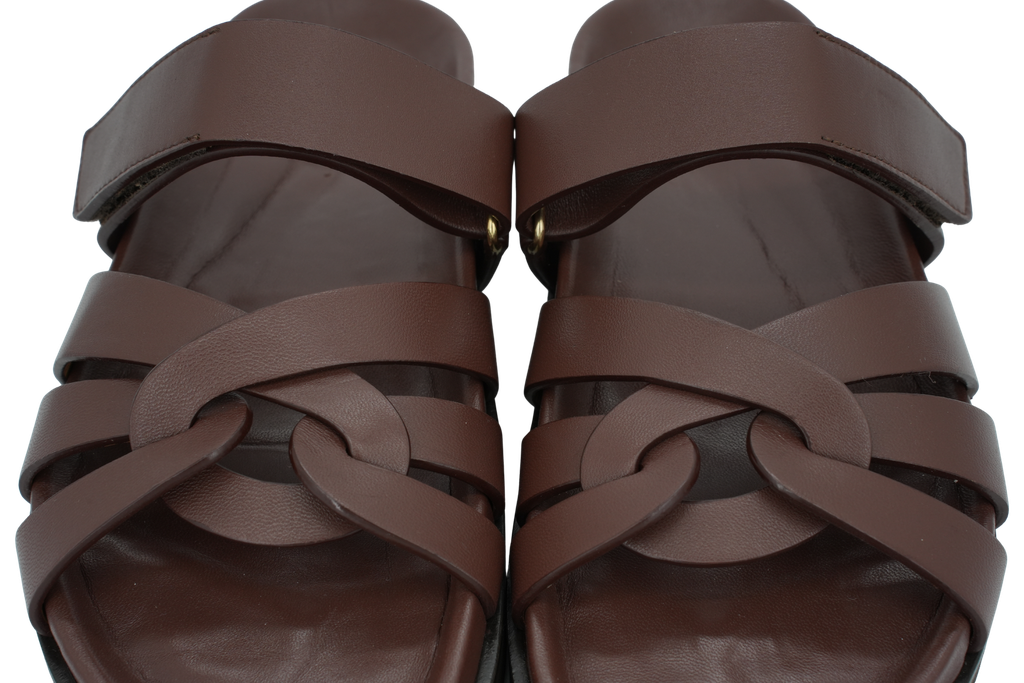 BOBBIES - SANDALES "ATLAS" MARRONS