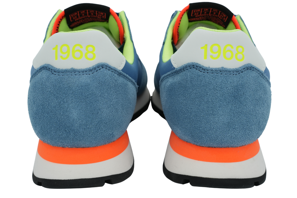 SUN68 - BASKETS "TOM FLUO" BLEUES