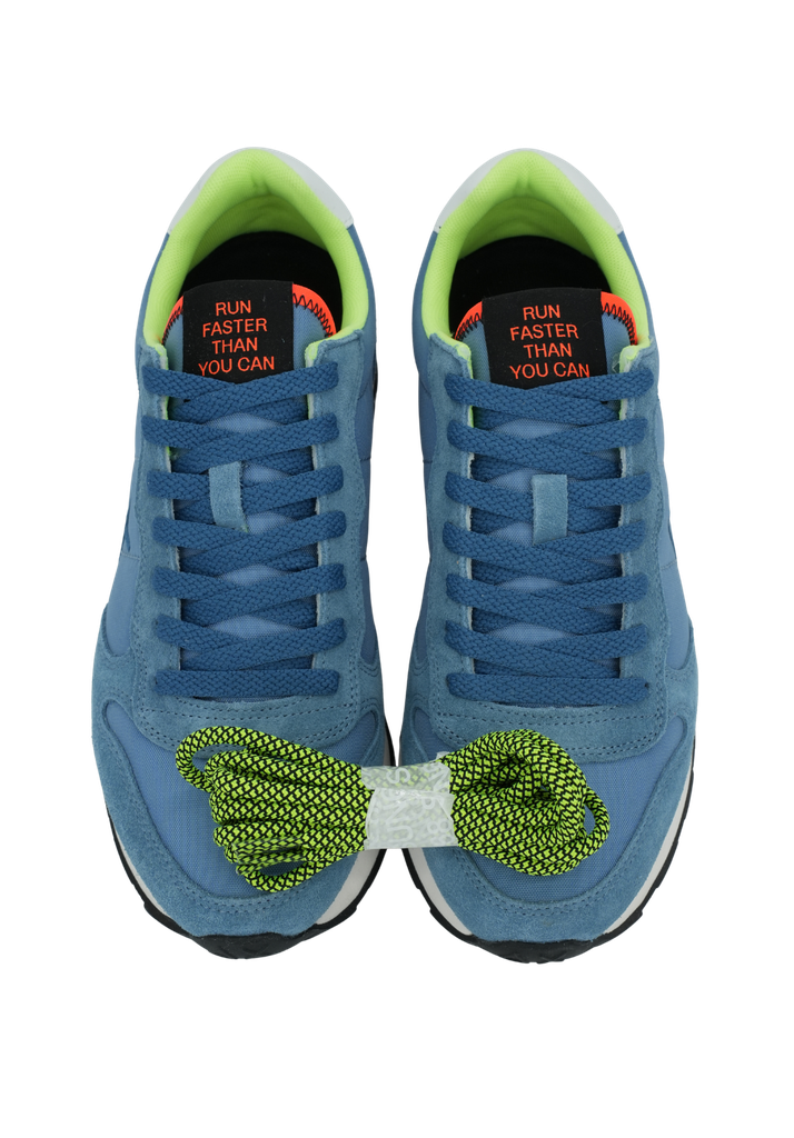 SUN68 - BASKETS "TOM FLUO" BLEUES