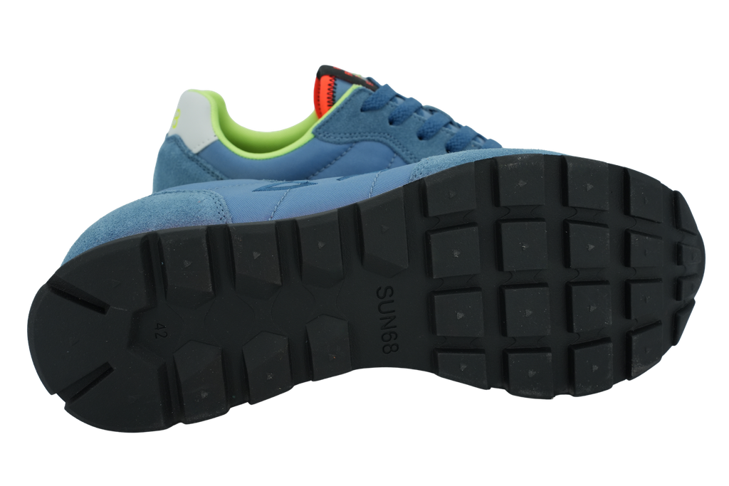 SUN68 - BASKETS "TOM FLUO" BLEUES