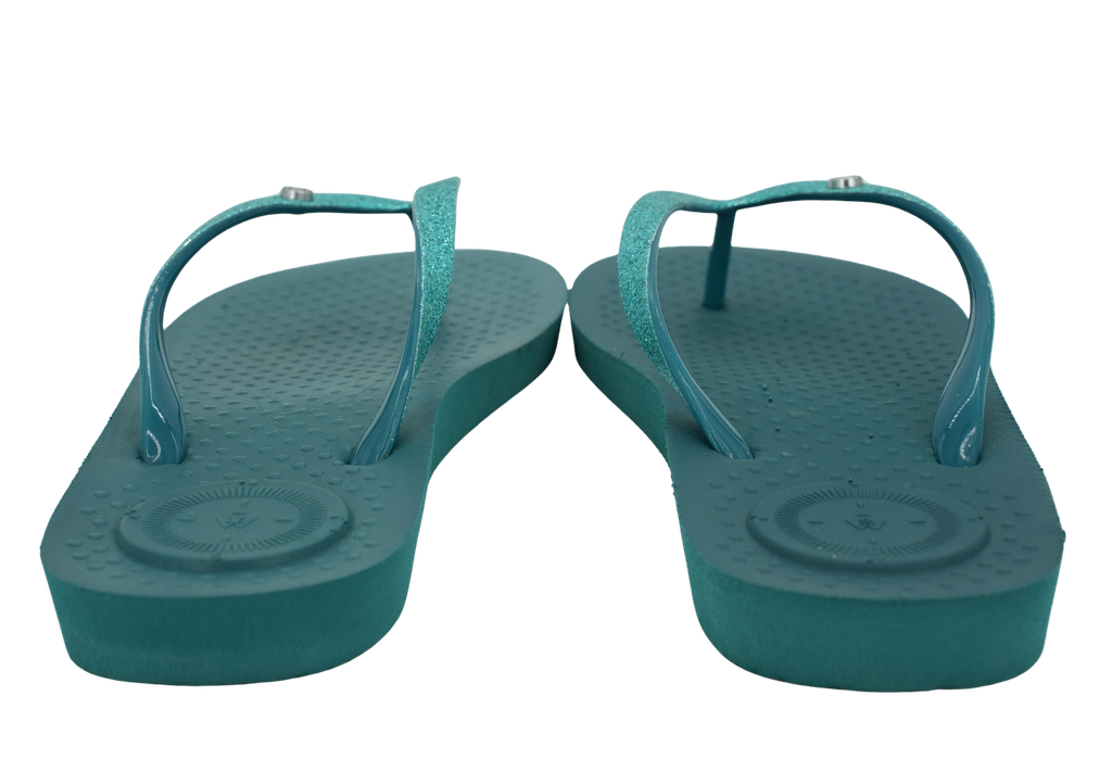 ISOTONER - TONGS "EVERYWEAR" VERTES