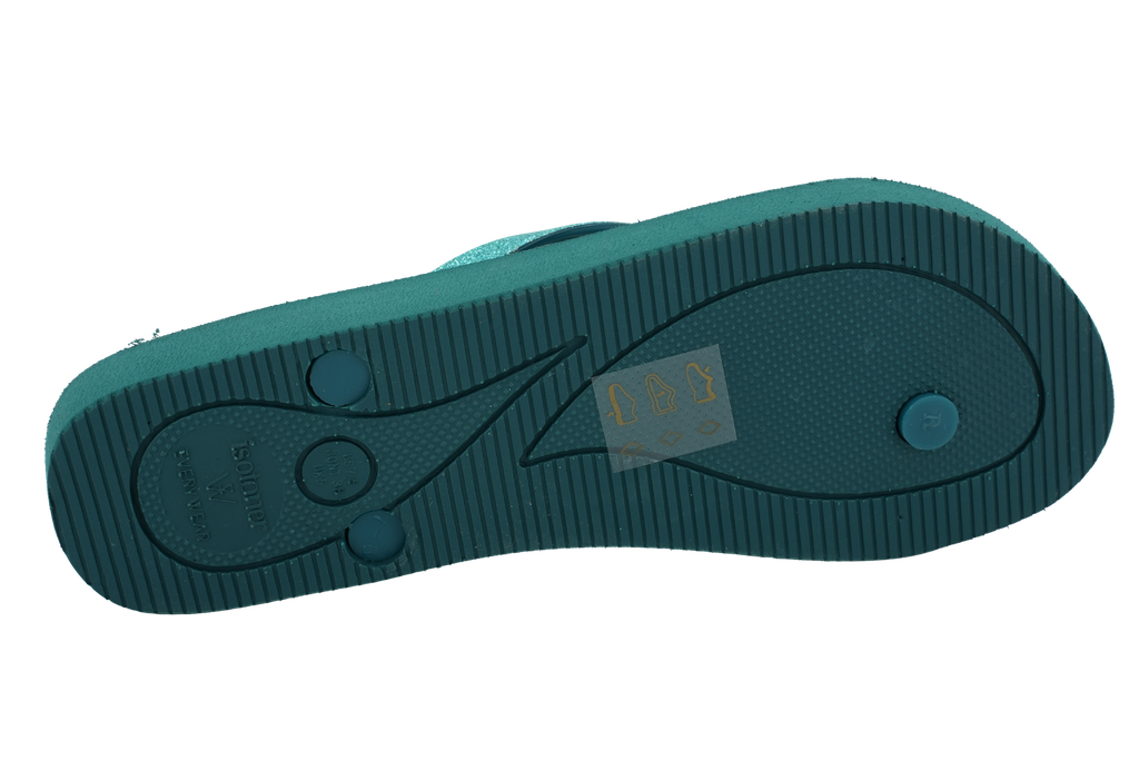ISOTONER - TONGS "EVERYWEAR" VERTES